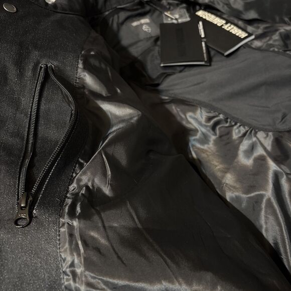 Harley Davidson Jacket 3XL Chisel Denim Trucker Riding Black Men's 98118-23VM/ - Picture 7 of 9